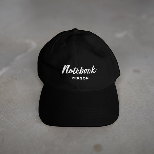 Notebook Person Hat